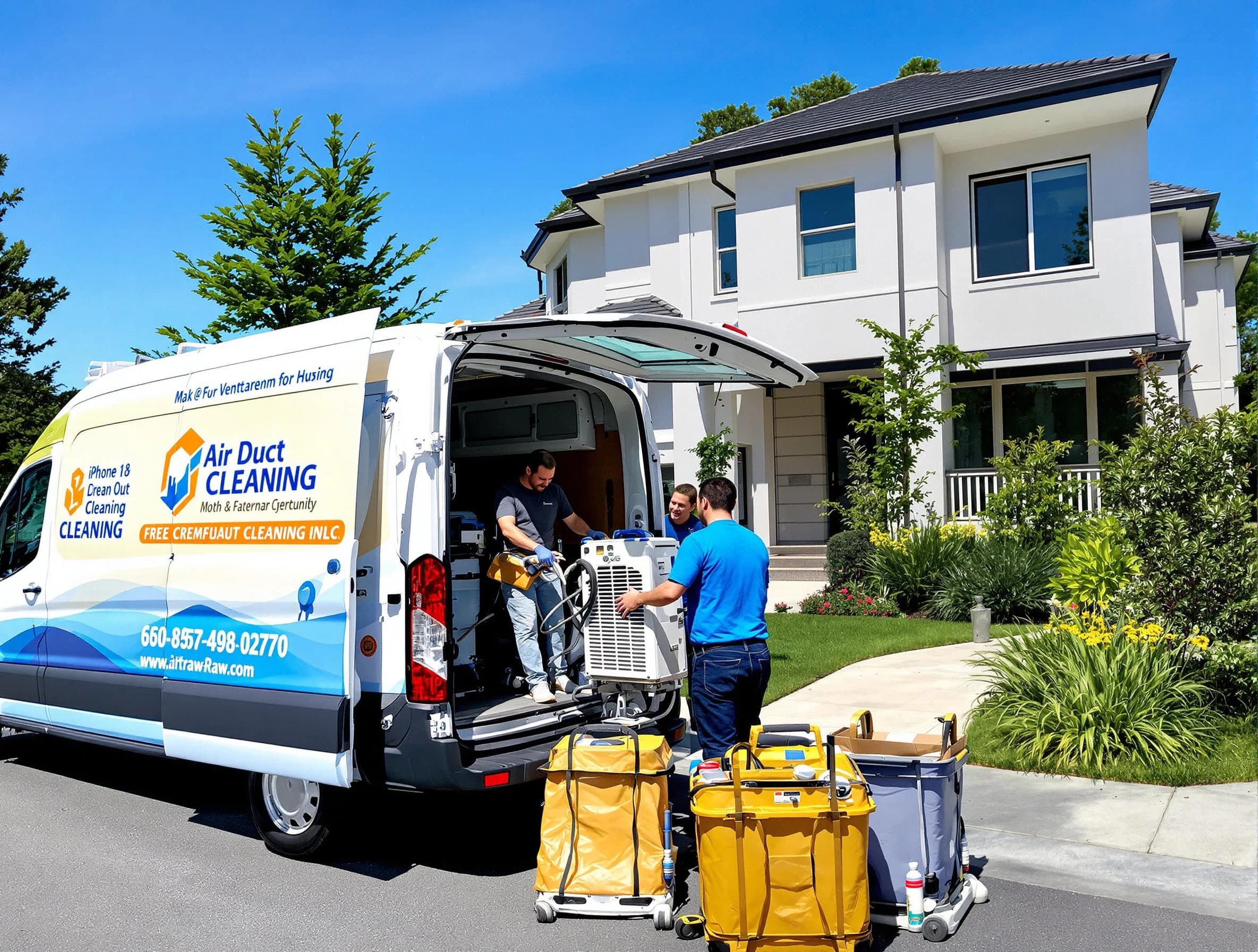 Pelham Air Duct Cleaning technician performing professional air duct cleaning in Pelham