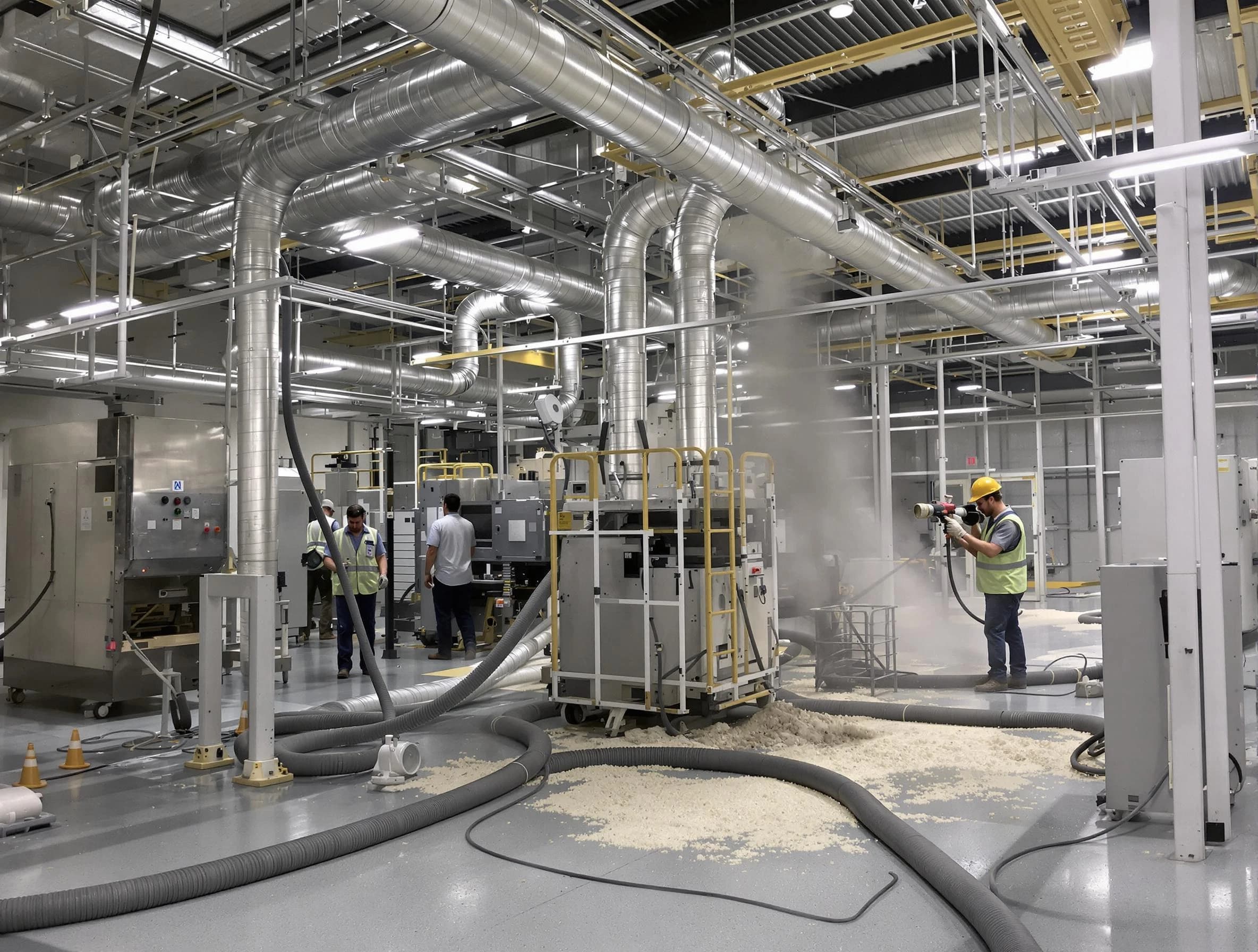 Heavy-duty industrial duct cleaning by Pelham Air Duct Cleaning in Pelham