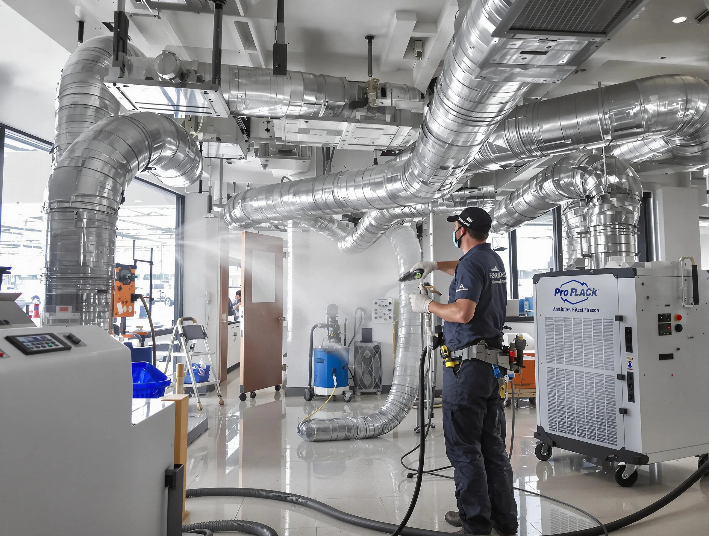 Negative Pressure Air Duct Cleaning in Pelham