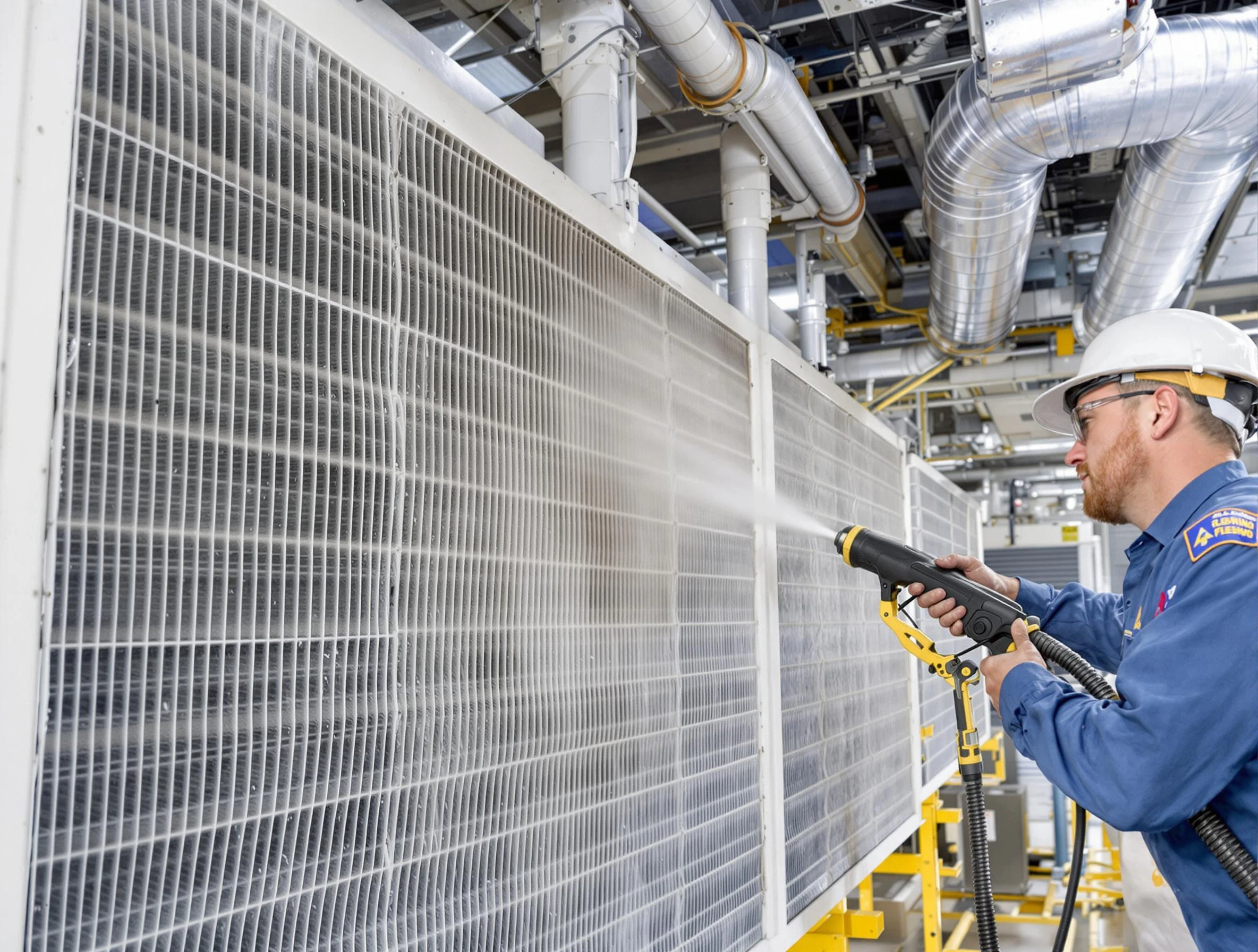 Professional commercial coil cleaning by Pelham Air Duct Cleaning in Pelham