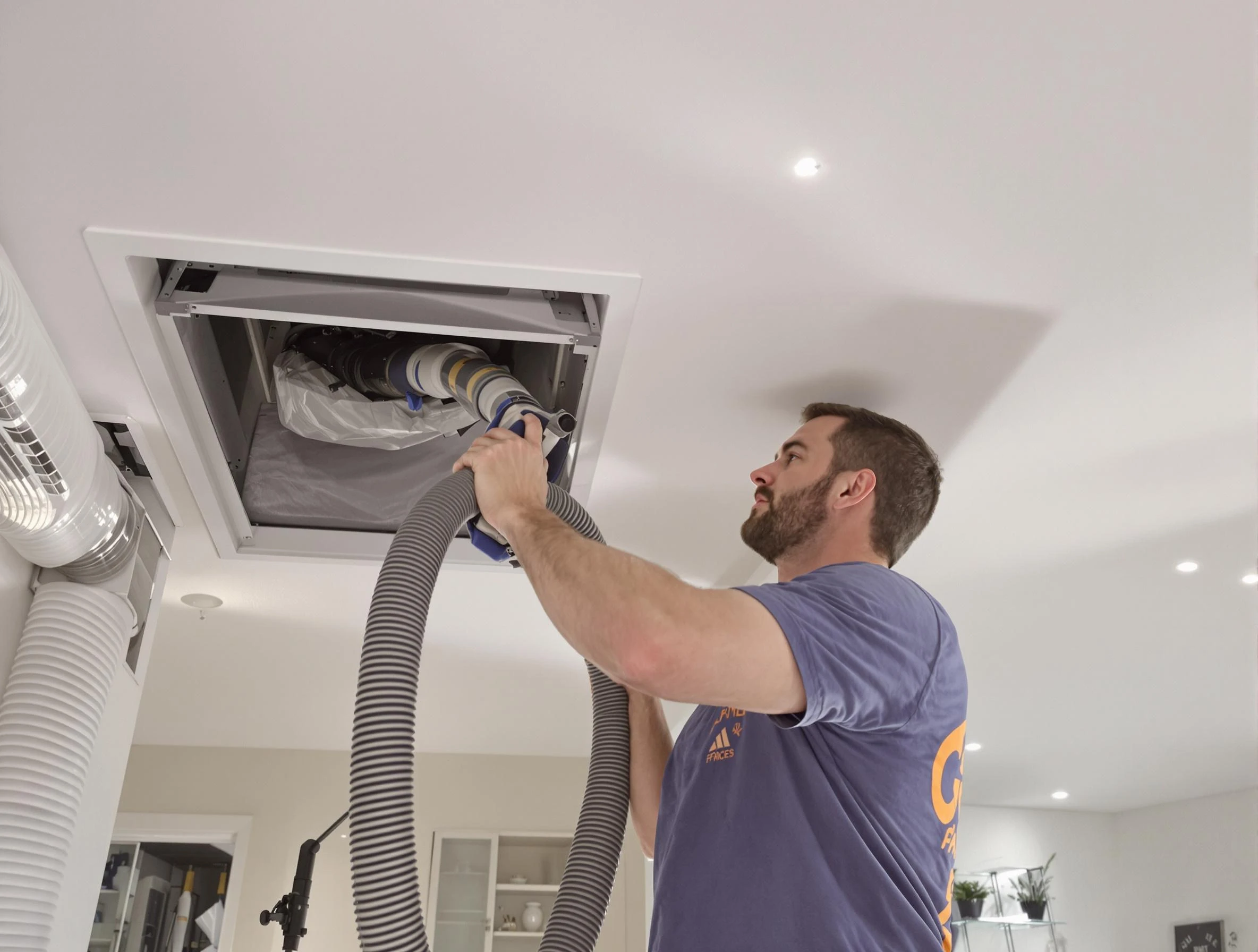Precision indoor duct cleaning by Pelham Air Duct Cleaning in Pelham
